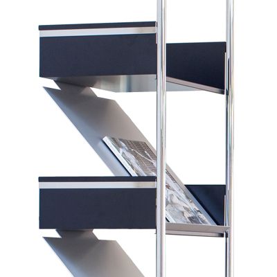 Aludisplay für Pool Regal Mox 2 Stücke